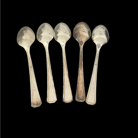 *NFS*Vintage Oneida Debonair Silver Plate Teaspoons - Lot of 10 - Picture 8 of 11